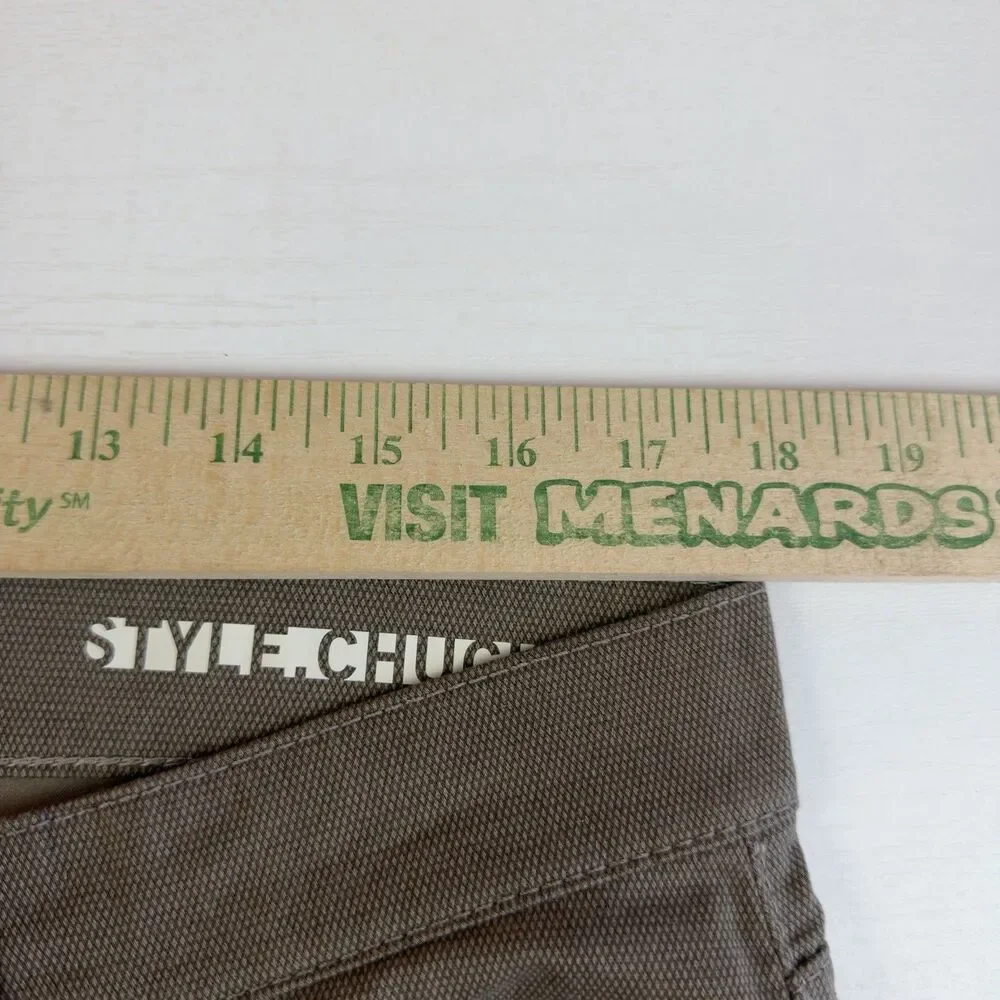 Brax Chuck Pants Stretch Men's 36W 35L Brown Chino Straight Woo, Look
